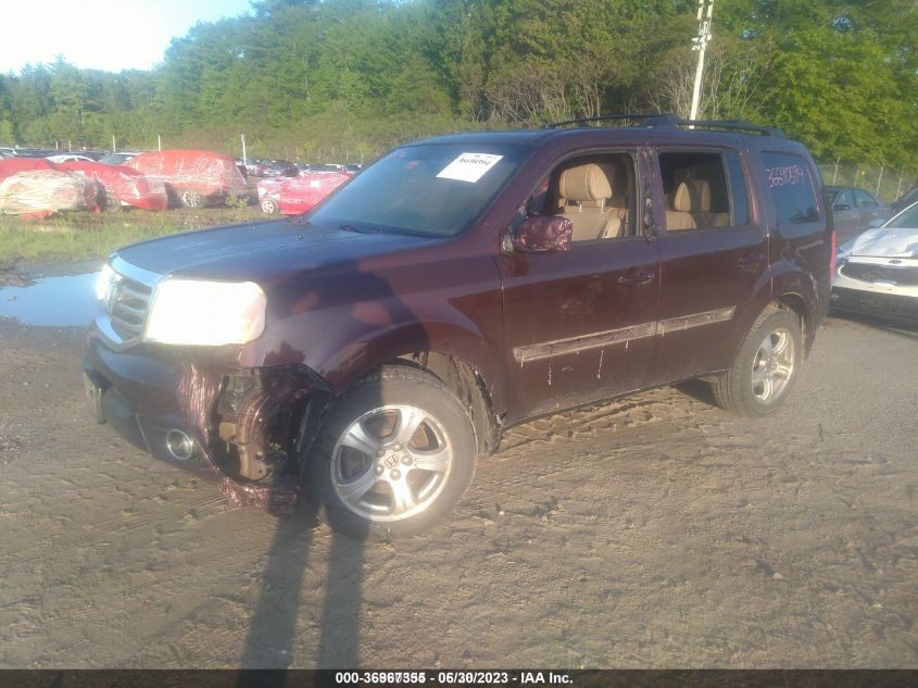 2013 HONDA PILOT EX-L - 5FNYF4H5XDB029988