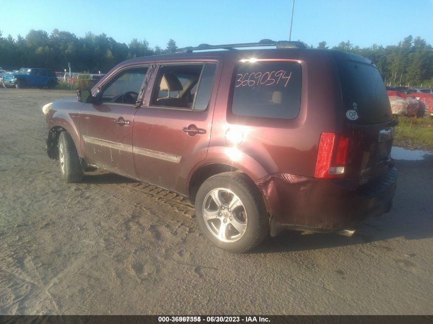 2013 HONDA PILOT EX-L - 5FNYF4H5XDB029988
