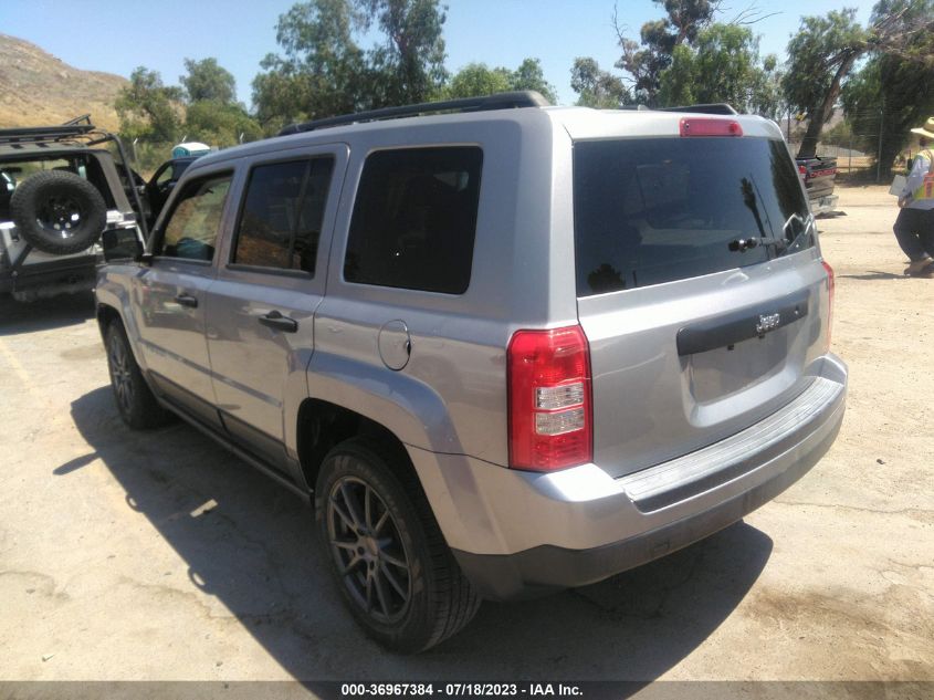 2016 JEEP PATRIOT SPORT - 1C4NJPBAXGD700113