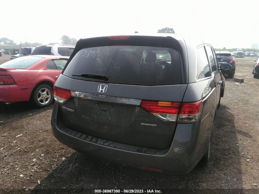 2016 HONDA ODYSSEY SE - 5FNRL5H30GB117891