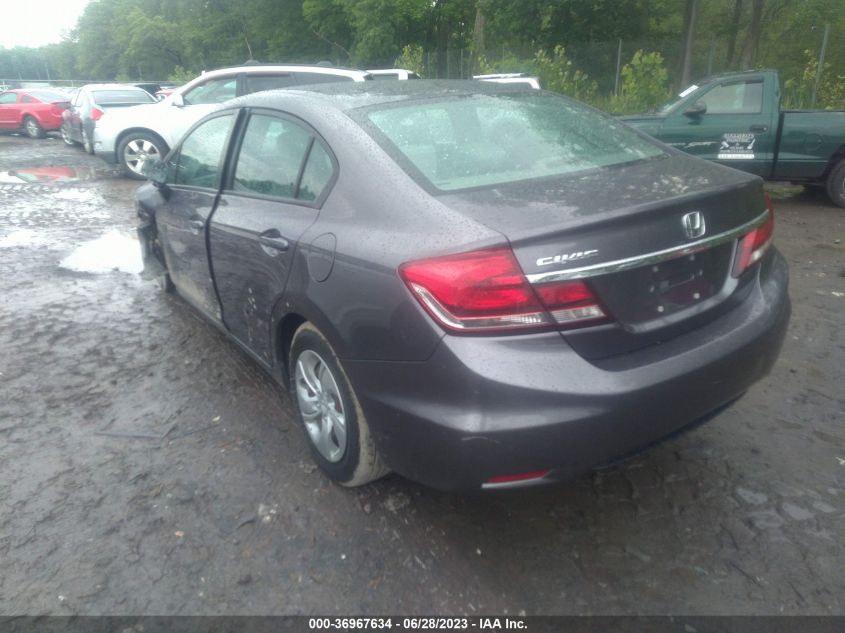 2015 HONDA CIVIC SEDAN LX - 19XFB2F53FE279513