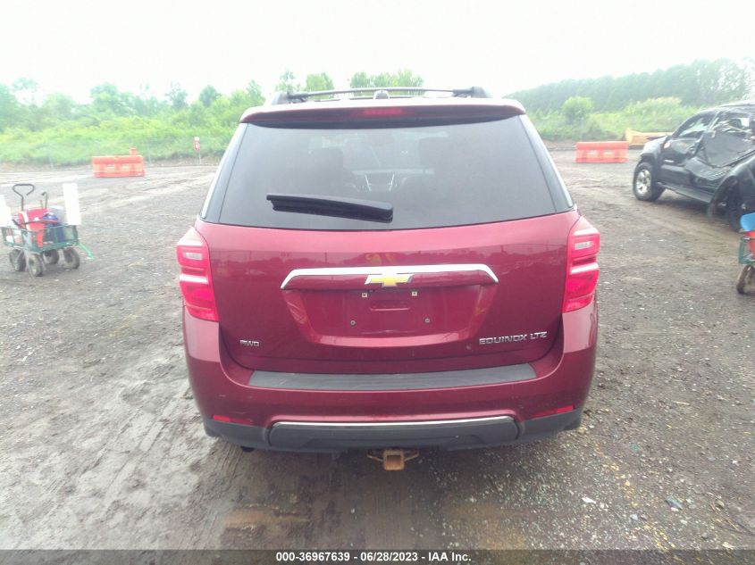 2016 CHEVROLET EQUINOX LTZ - 2GNFLGEK0G6223538