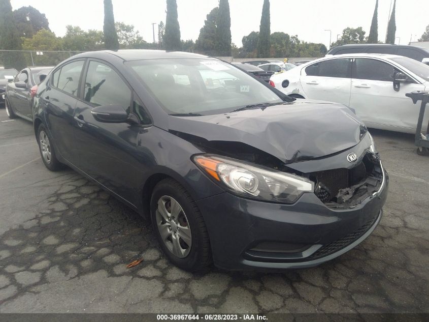 2016 KIA FORTE LX - KNAFX4A63G5516010