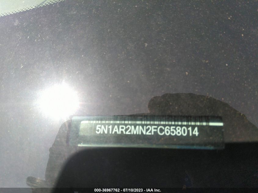 2015 NISSAN PATHFINDER S - 5N1AR2MN2FC658014