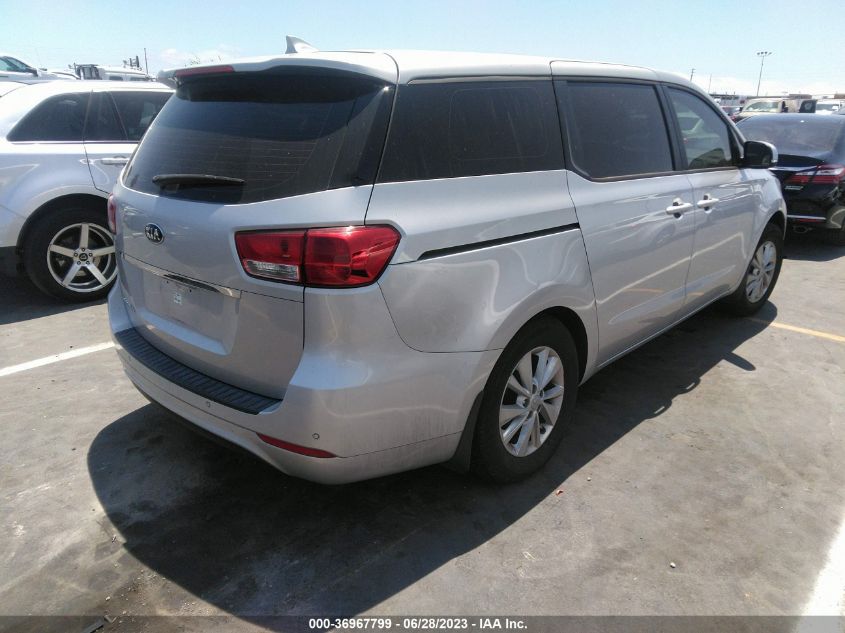 2015 KIA SEDONA L - KNDMA5C14F6027417