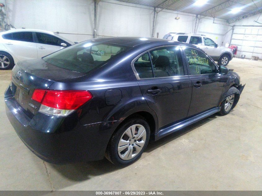 2013 SUBARU LEGACY 2.5I - 4S3BMCA66D3027807