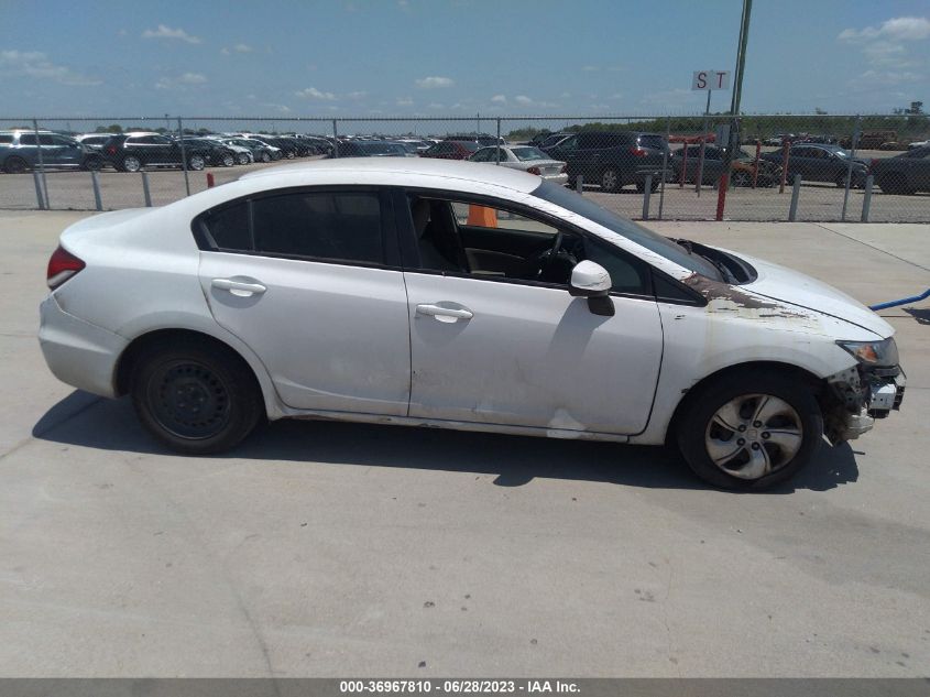 2013 HONDA CIVIC SDN LX - 2HGFB2F50DH574829