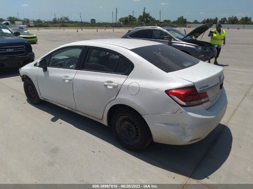 2013 HONDA CIVIC SDN LX - 2HGFB2F50DH574829