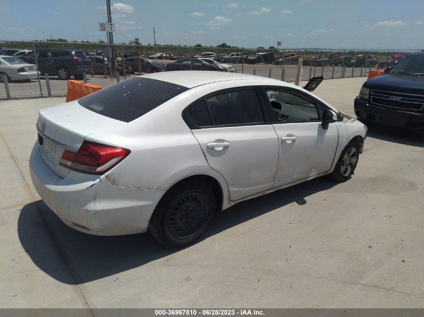 2013 HONDA CIVIC SDN LX - 2HGFB2F50DH574829