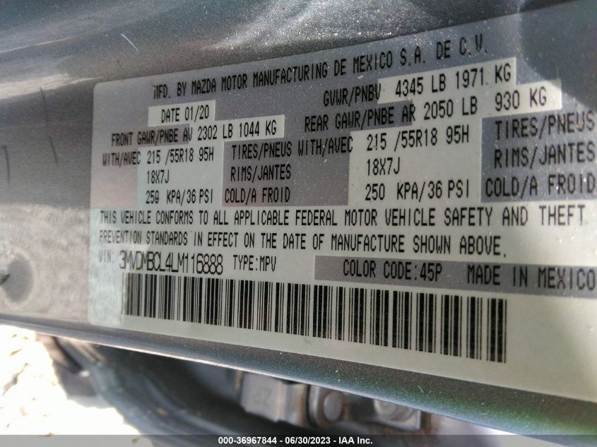 2020 MAZDA CX-30 SELECT - 3MVDMBCL4LM116888