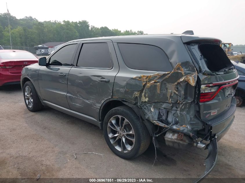 2020 DODGE DURANGO GT - 1C4RDJDG9LC153309