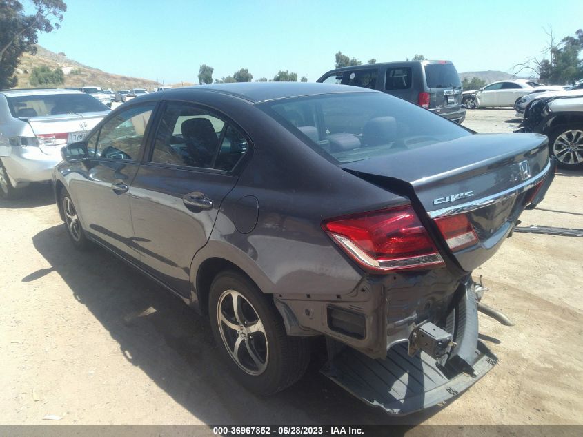 2015 HONDA CIVIC SEDAN SE - 2HGFB2F70FH551720