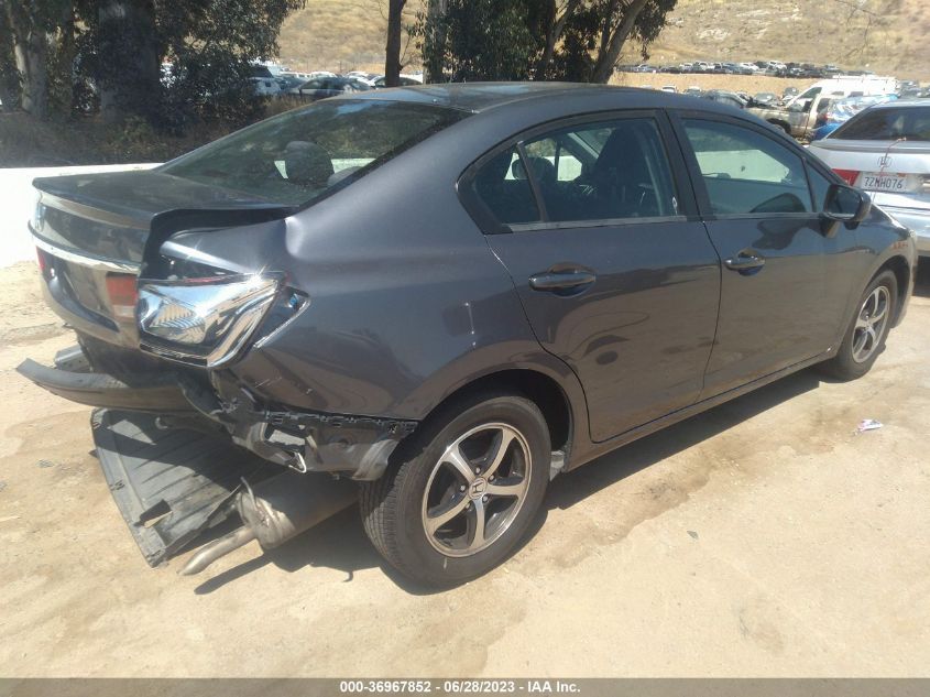 2015 HONDA CIVIC SEDAN SE - 2HGFB2F70FH551720