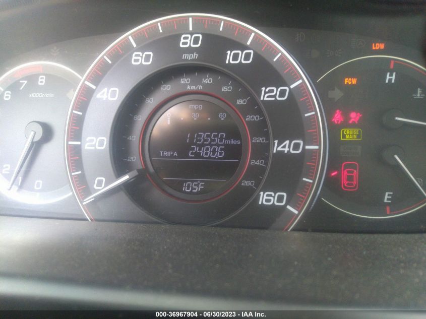 2014 HONDA ACCORD COUPE EX-L - 1HGCT2B86EA005855
