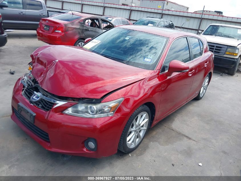 2013 LEXUS CT 200H HYBRID - JTHKD5BH6D2126837