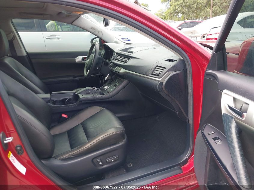 2013 LEXUS CT 200H HYBRID - JTHKD5BH6D2126837