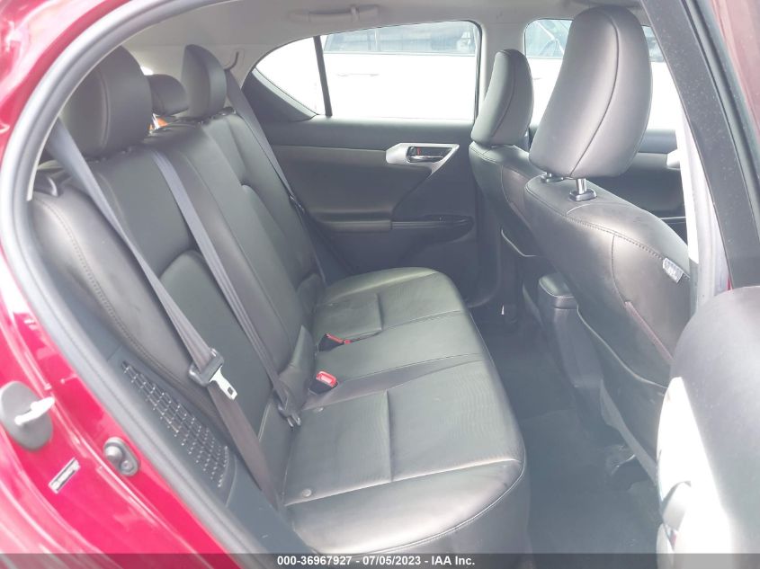 2013 LEXUS CT 200H HYBRID - JTHKD5BH6D2126837