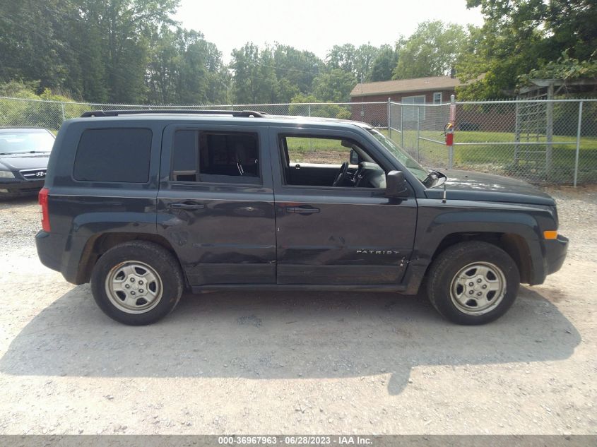 2015 JEEP PATRIOT SPORT - 1C4NJPBA2FD312999