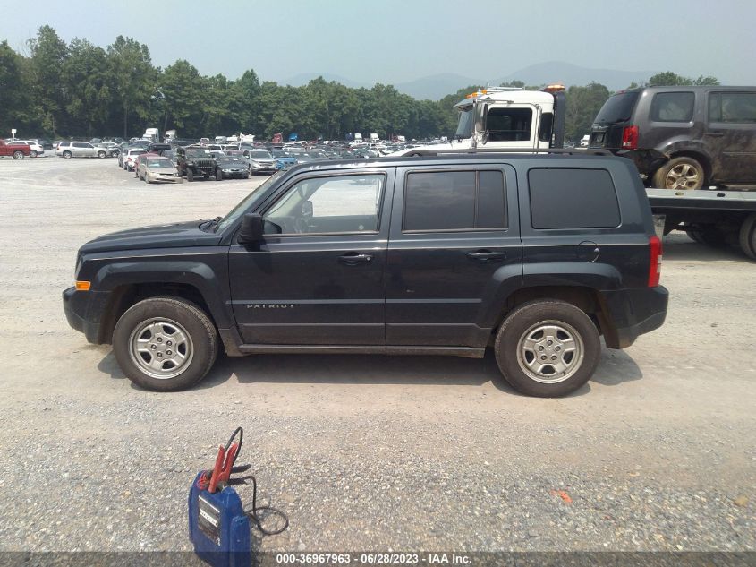 2015 JEEP PATRIOT SPORT - 1C4NJPBA2FD312999
