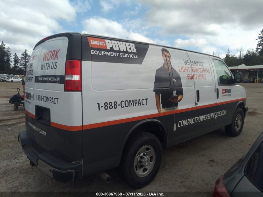2019 CHEVROLET EXPRESS CARGO VAN - 1GCWGAFG3K1199994