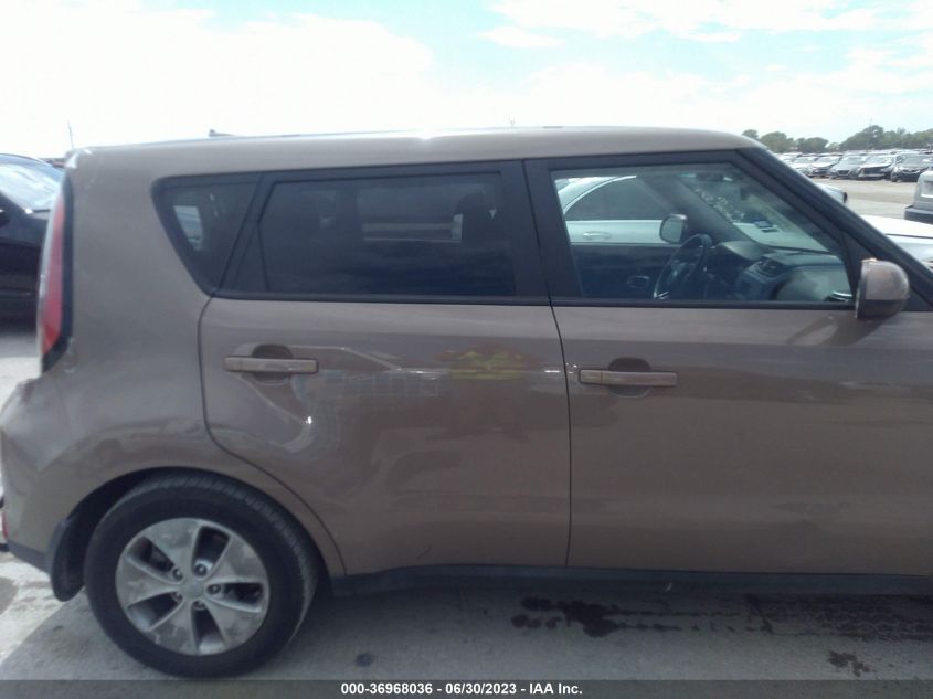 2016 KIA SOUL BASE - KNDJN2A21G7291188