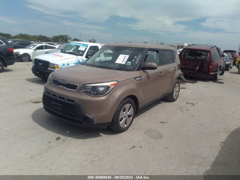 2016 KIA SOUL BASE - KNDJN2A21G7291188