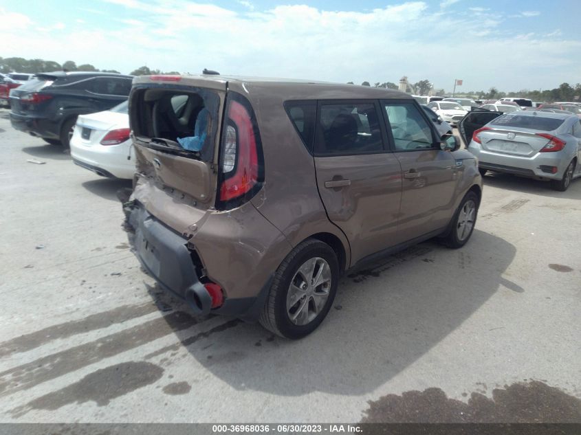 2016 KIA SOUL BASE - KNDJN2A21G7291188