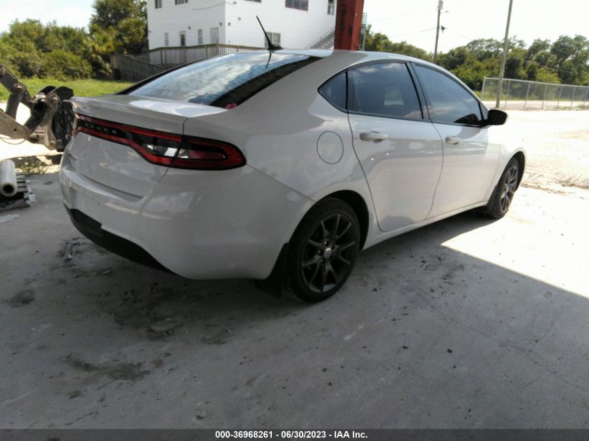 2016 DODGE DART SE - 1C3CDFAA9GD504615