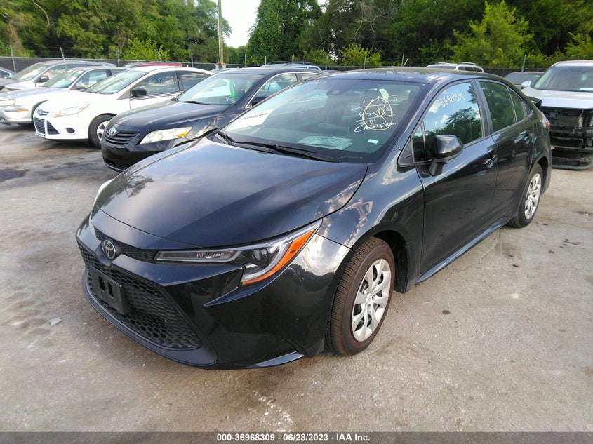 VIN 5YFEPMAE3MP254722 2021 TOYOTA COROLLA LE