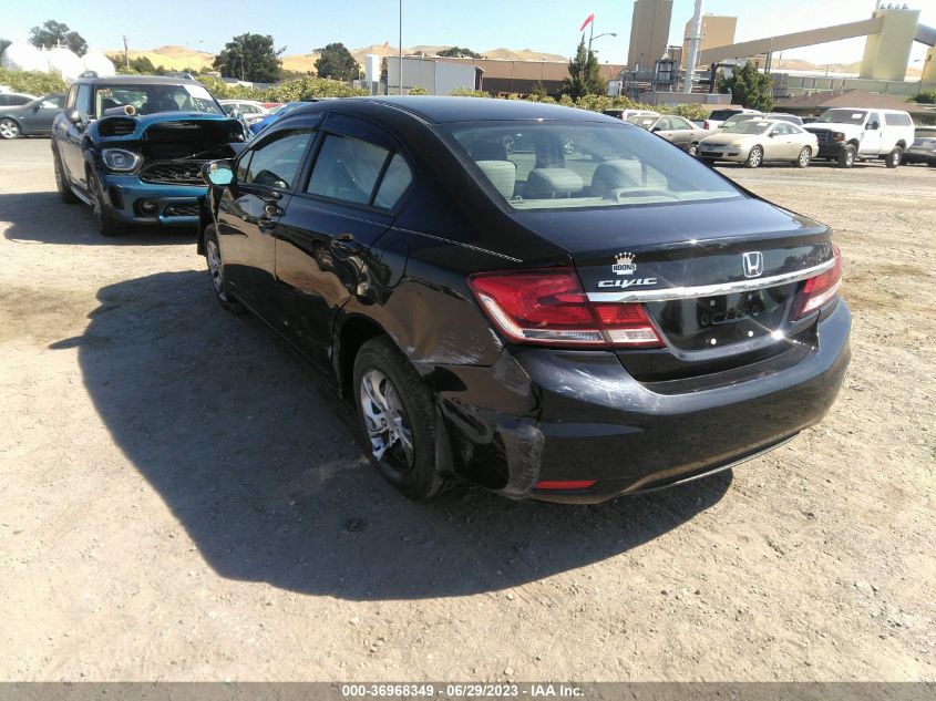 2015 HONDA CIVIC LX - 2HGFB2F52FH564645