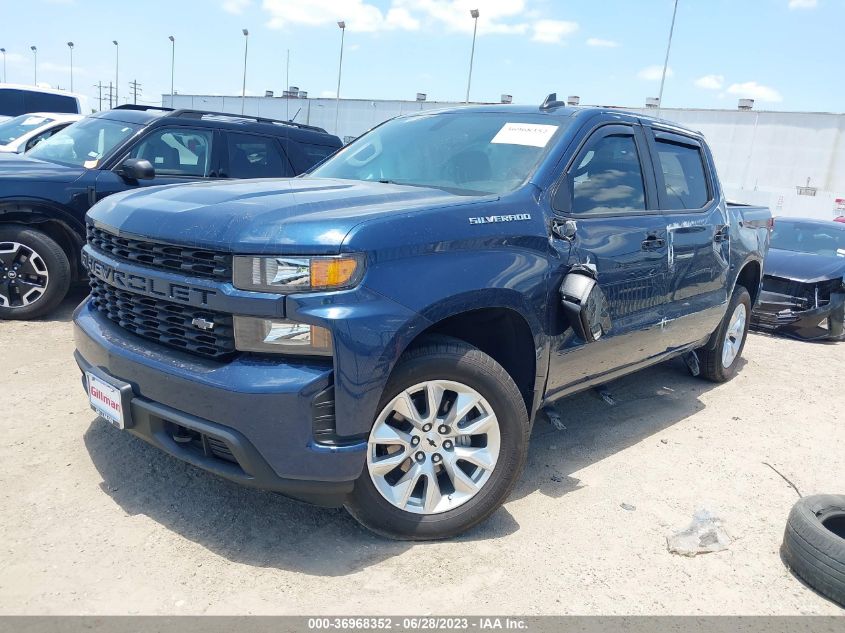 2021 CHEVROLET SILVERADO 1500 CUSTOM - 1GCPWBEHXMZ152926