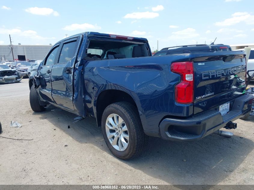 2021 CHEVROLET SILVERADO 1500 CUSTOM - 1GCPWBEHXMZ152926