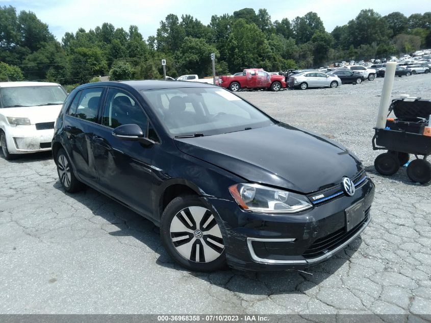 2016 VOLKSWAGEN E-GOLF SE - WVWKP7AU5GW913861