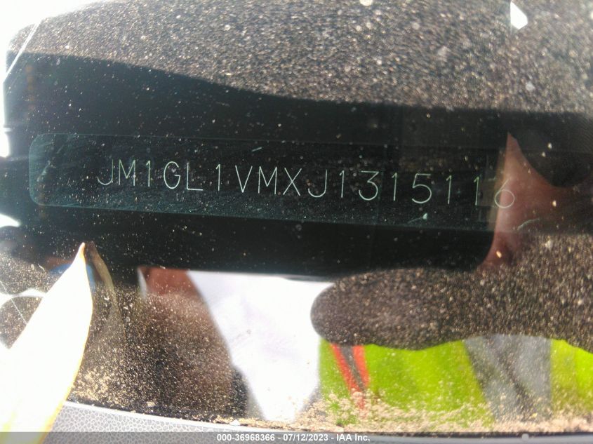 2018 MAZDA 6 TOURING JM1GL1VMXJ1315116