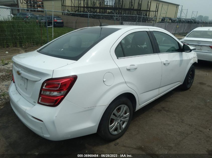2017 CHEVROLET SONIC LT - 1G1JD5SHXH4118742