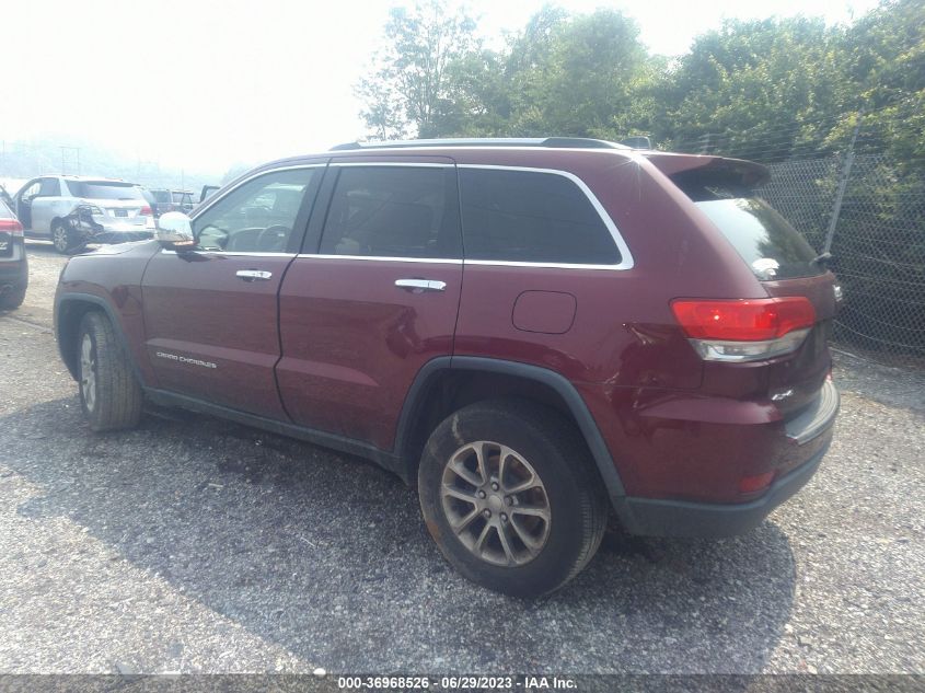2016 JEEP GRAND CHEROKEE LIMITED - 1C4RJFBG8GC491573