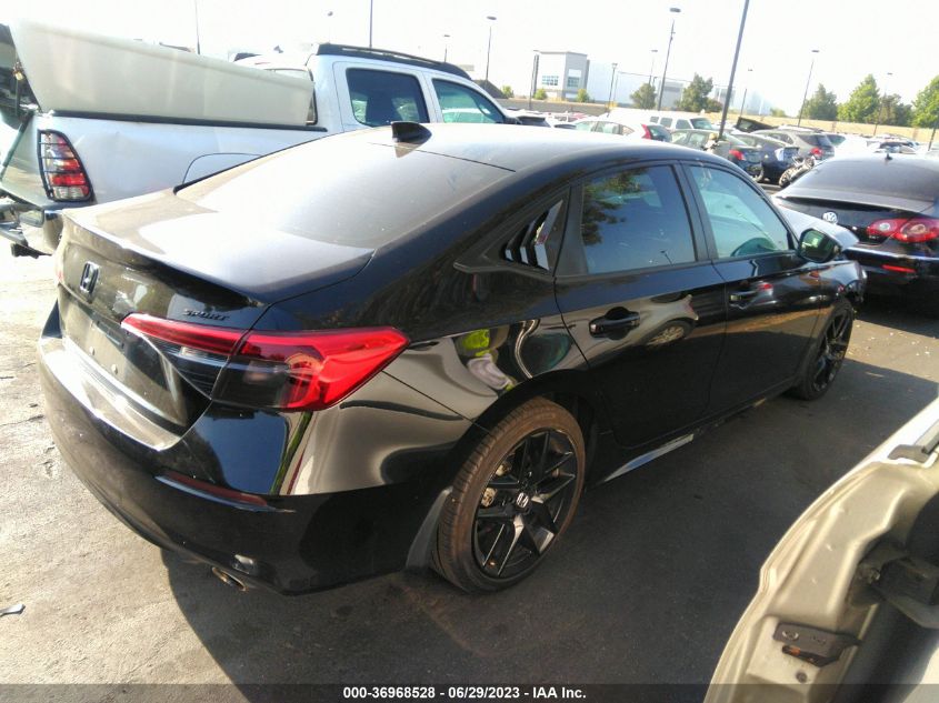 2022 HONDA CIVIC SEDAN SPORT - 2HGFE2F51NH500151