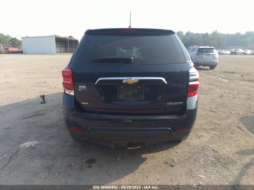 2016 CHEVROLET EQUINOX LS - 2GNFLEEK8G6203199