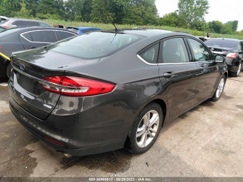 2018 FORD FUSION SE - 3FA6P0HD0JR230481