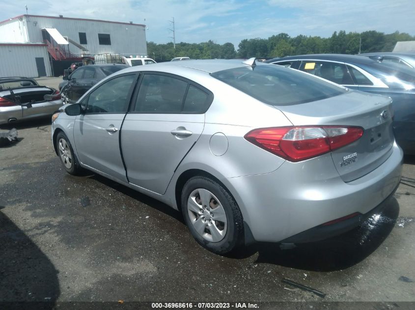 2016 KIA FORTE LX - KNAFK4A60G5459098