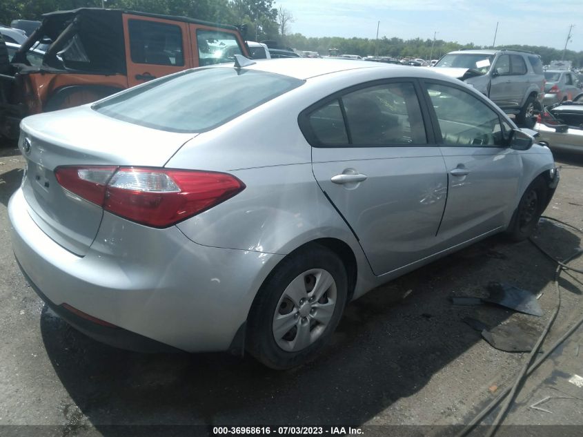 2016 KIA FORTE LX - KNAFK4A60G5459098