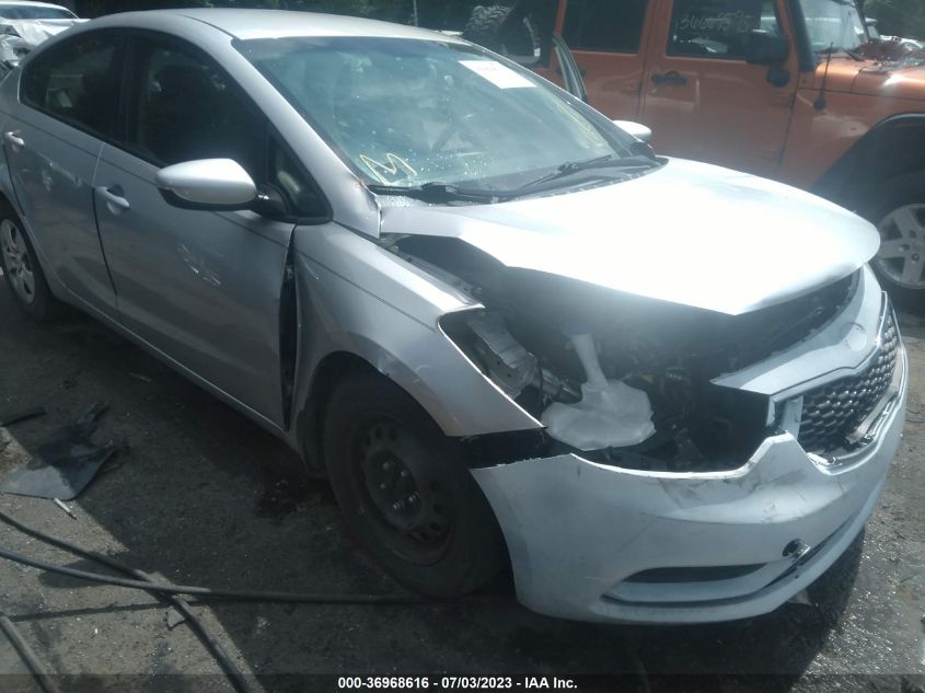 2016 KIA FORTE LX - KNAFK4A60G5459098
