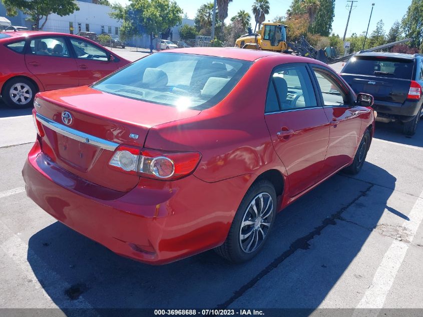 2013 TOYOTA COROLLA L/LE/S - 5YFBU4EE7DP086475