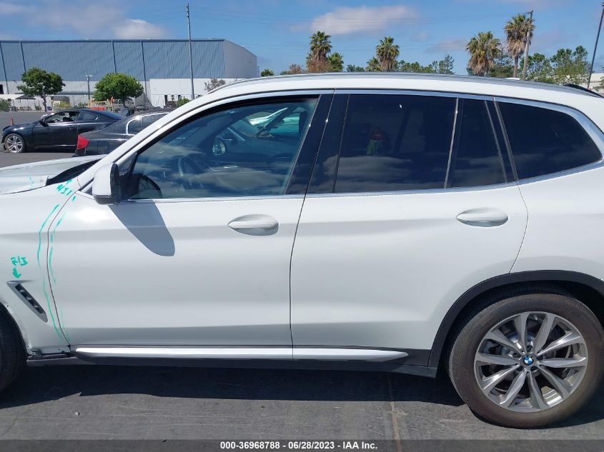 2019 BMW X3 XDRIVE30I - 5UXTR9C51KLR08326