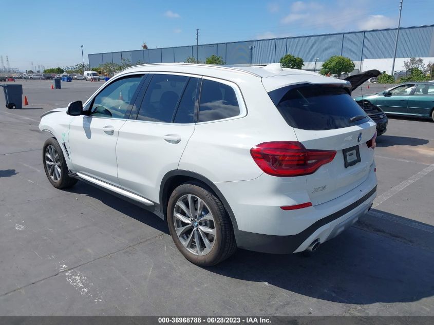 2019 BMW X3 XDRIVE30I - 5UXTR9C51KLR08326