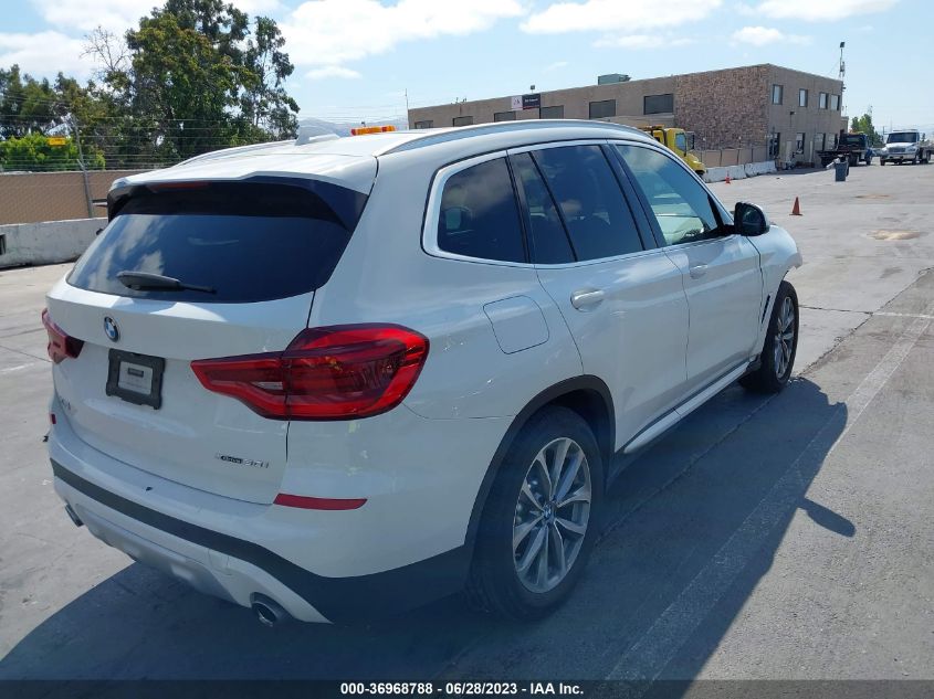 2019 BMW X3 XDRIVE30I - 5UXTR9C51KLR08326