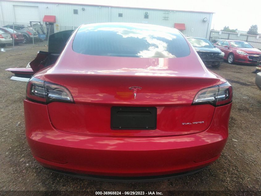 2020 TESLA MODEL 3 LONG RANGE - 5YJ3E1EB1LF617105