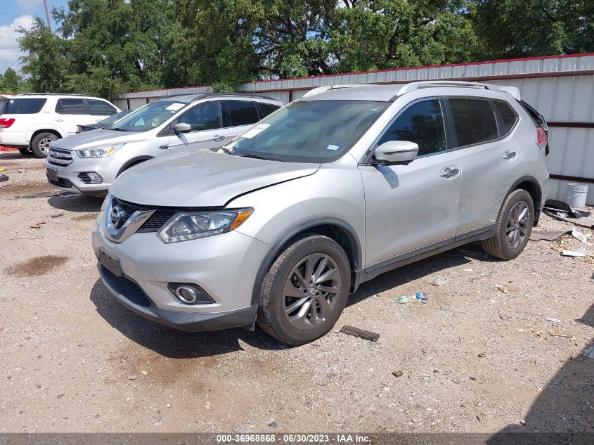 2016 NISSAN ROGUE SL - KNMAT2MT7GP714589