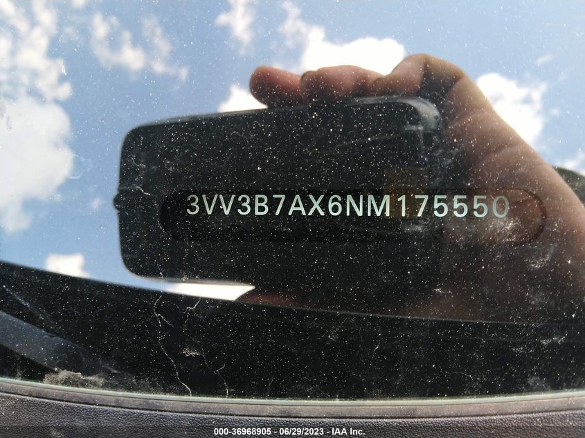 VIN 3VV3B7AX6NM175550 2022 VOLKSWAGEN TIGUAN SE