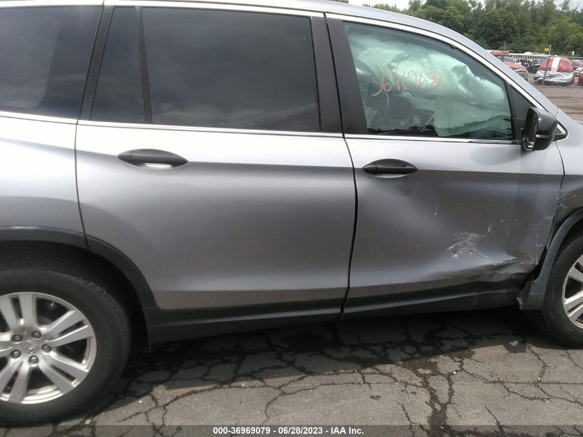 2018 HONDA PILOT LX - 5FNYF6H15JB047951